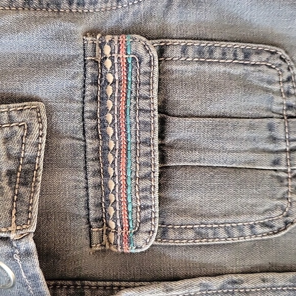 Gymboree Embroidered Denim Jacket Girls Size 7/8 - Picture 4 of 6